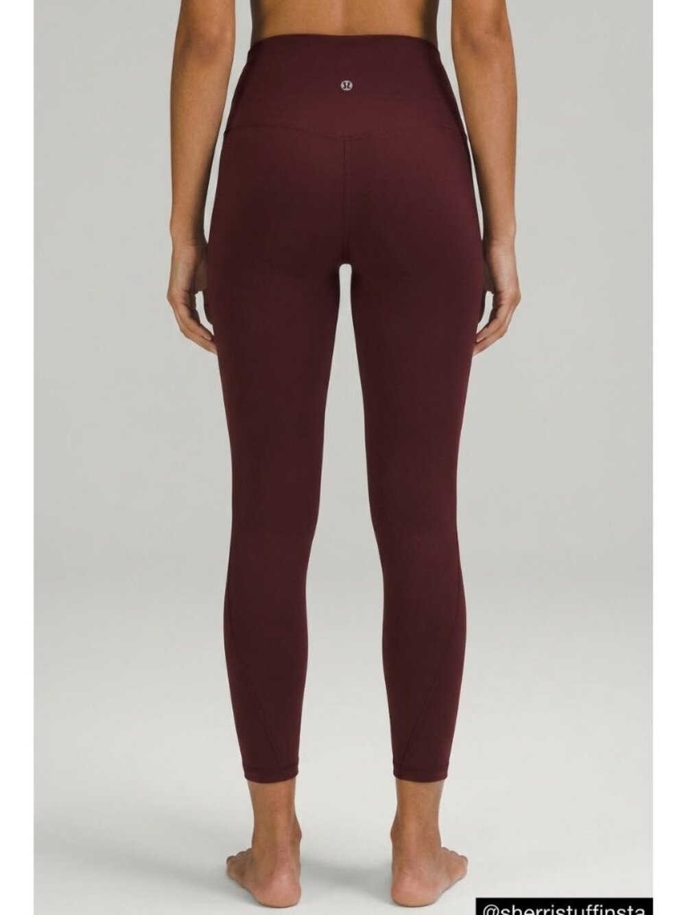 EXCELLENT Lululemon Unlimit High-Rise Tight 25" Red Merlot Nulu Yoga Leggings 4